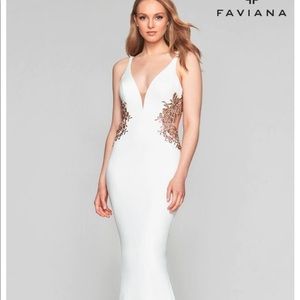 White Prom dress